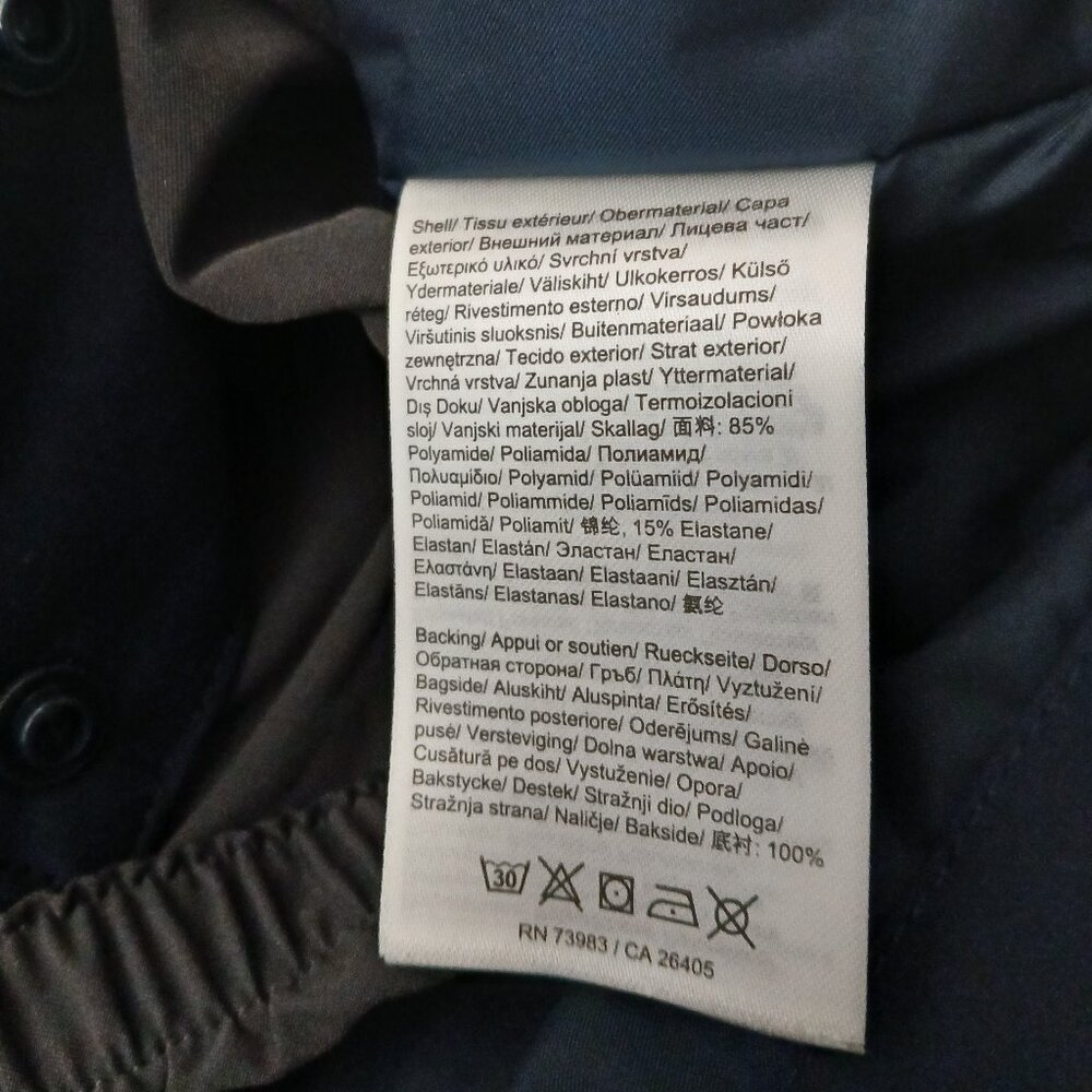 Helly Hansen XS Alphelia Lifaloft Ski Jacket Navy 65676 Waterproof Insulated - Picture 15 of 16